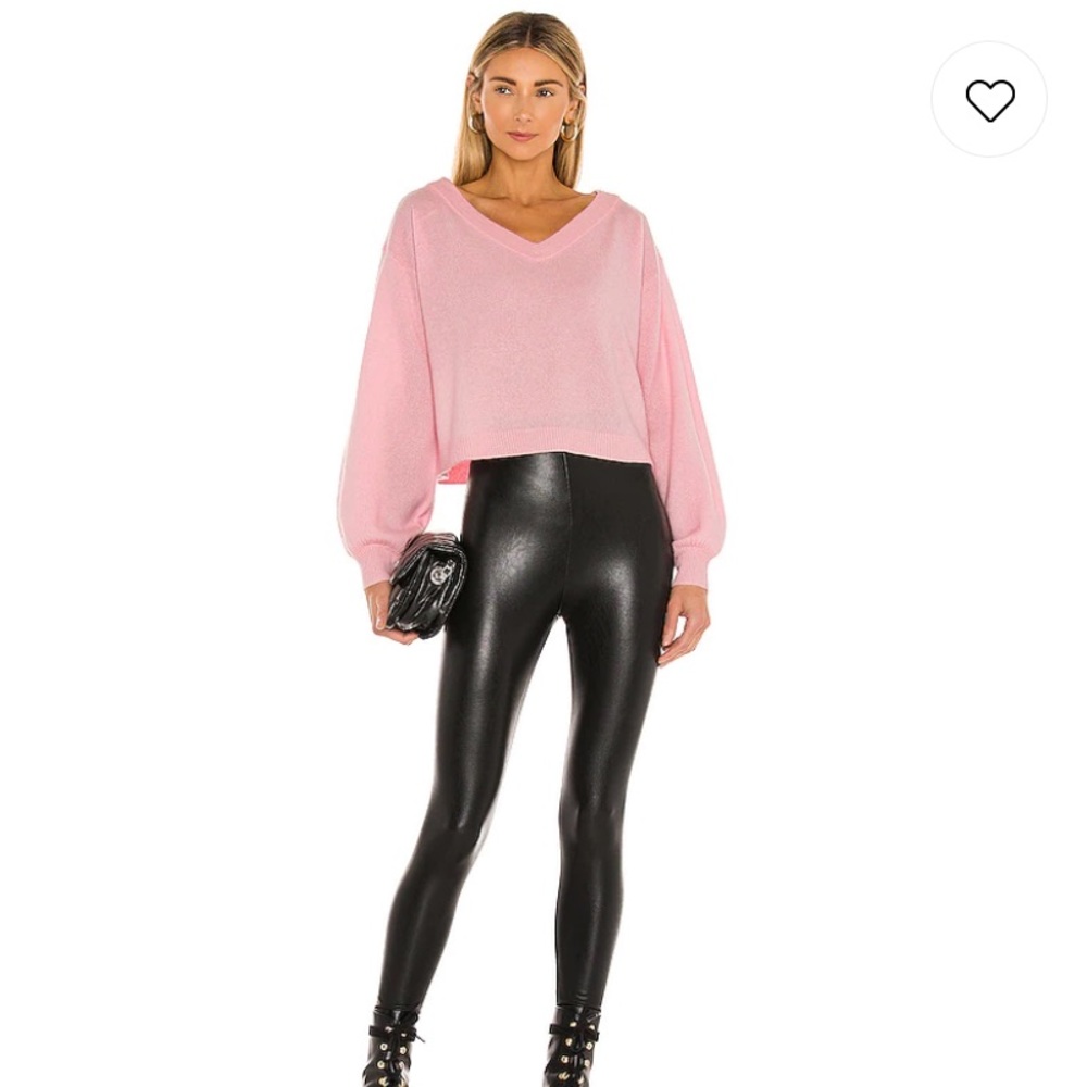 Commando Perfect Control Faux Leather Legging in Black